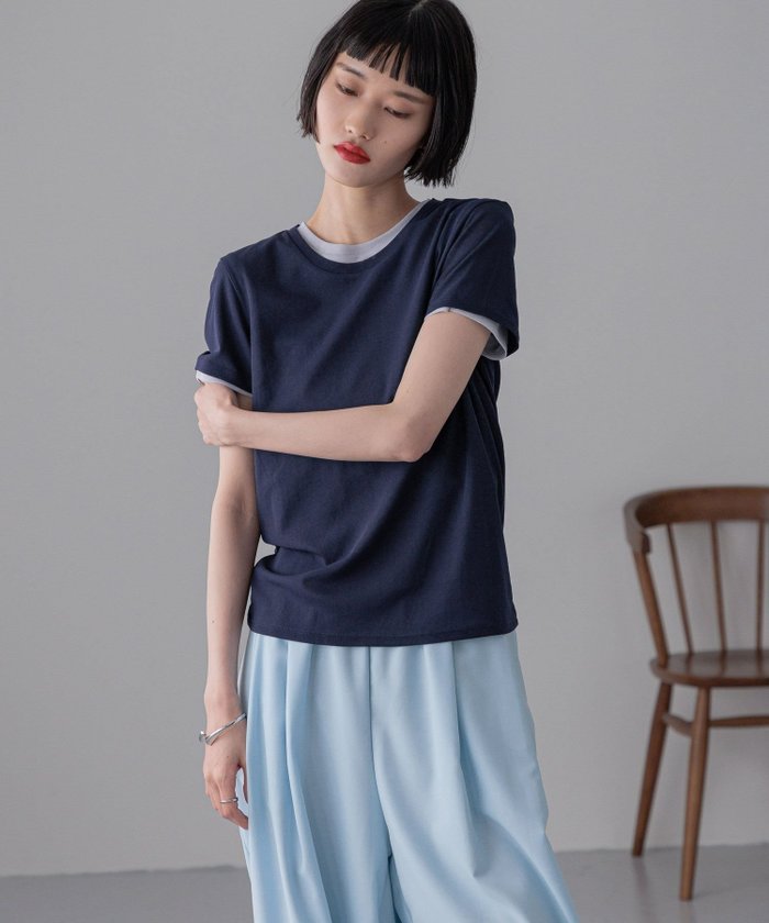 【ローリーズファーム/LOWRYS FARM】のシアーレイヤードT インテリア・キッズ・メンズ・レディースファッション・服の通販 founy(ファニー) https://founy.com/ ファッション Fashion レディースファッション WOMEN おすすめ Recommend インナー Inner シアー Sheer シンプル Simple デニム Denim トレンド Trend メッシュ Mesh |ID: prp329100004523389 ipo3291000000031997253