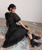 【プールヴー/PourVous】のAラインシアードレス結婚式パーティードレスお呼ばれオケージョンドレス同窓会 人気、トレンドファッション・服の通販 founy(ファニー) ファッション Fashion レディースファッション WOMEN ワンピース Dress ドレス Party Dresses インナー Inner エアリー Airy オーガンジー Organdy サテン Satin シアー Sheer スリーブ Sleeve デコルテ Decolletage ドレス Dress ハイネック High Neck フェミニン Feminine レース Race おすすめ Recommend セレモニー Ceremony 結婚式 Wedding Ceremony 披露宴 Wedding Reception 二次会 Wedding Party thumbnail ブラック|ID: prp329100004523392 ipo3291000000032300601