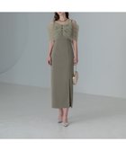 【その他のブランド/Other】のLEJA-チュールフリルビスチェIラインワンピースドレス 結婚式 レディース GREEN|ID: prp329100004523400 ipo3291000000032752514
