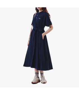 【ラコステ/LACOSTE】のインディゴ 鹿の子ポロドレス マキシ丈ワンピース フレア Iライン 人気、トレンドファッション・服の通販 founy(ファニー) ファッション Fashion レディースファッション WOMEN ワンピース Dress ドレス Party Dresses インディゴ Indigo クラシック Classic ドレス Dress フレア Flare ポロシャツ Polo Shirt マキシ Maxi 定番 Standard 鹿の子 Pique |ID:prp329100004523409