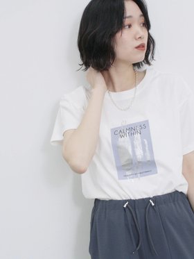 【サマンサモスモス/Samansa Mos2】のスクエア箔プリントTシャツ 人気、トレンドファッション・服の通販 founy(ファニー) ファッション Fashion レディースファッション WOMEN トップス・カットソー Tops/Tshirt シャツ/ブラウス Shirts/Blouses ロング / Tシャツ T-Shirts スクエア Square バランス Balance プリント Print ベーシック Basic モダン Modern |ID:prp329100004523410