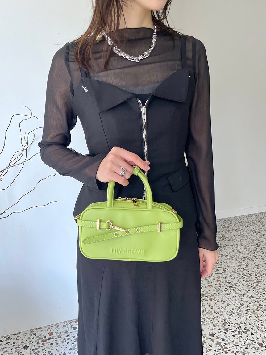 【リリーブラウン/Lily Brown】のビスチェ シアーワンピースセット インテリア・キッズ・メンズ・レディースファッション・服の通販 founy(ファニー) 　ファッション　Fashion　レディースファッション　WOMEN　ワンピース　Dress　インナー　Inner　シアー　Sheer　シェイプ　Shape　シフォン　Chiffon　ビスチェ　Bustier　フラワー　Flower　フロント　Front　ペプラム　Peplum　リラックス　Relax　BLK[009]|ID: prp329100004523411 ipo3291000000031997437