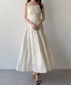 【ジュノア/JUNOAH】のmipiarl ワッシャーシャーリングティアードキャミワンピース ホワイト|ID: prp329100004523433 ipo3291000000031997572