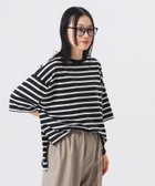 【ビームス ウイメン/BEAMS】の【7/25新規値下げ】ボーダー ビッグ ショートスリーブ 人気、トレンドファッション・服の通販 founy(ファニー) ファッション Fashion レディースファッション Fashion for Women ショート Short, Short Length シンプル Simple, Minimal スリーブ Sleeve, Long Sleeve / Short Sleeve 定番 Standard, Basic Item バランス Balance, Style Balance ビッグ Big, Oversized ボーダー Border, Stripe リラックス Relax, Relaxed Fit ワイド Wide, Wide Fit おすすめ Recommended / Our Picks thumbnail BLK/IVORY|ID: prp329100004523443 ipo3291000000033271791