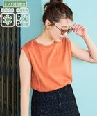 【フリークスストア/FREAK'S STORE】のMINT クルーネック ノースリーブ Tシャツ(抗菌・防臭・接触冷感)【限定展開】 25SS オレンジ|ID: prp329100004523462 ipo3291000000032545081