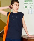 【フリークスストア/FREAK'S STORE】のMINT クルーネック ノースリーブ Tシャツ(抗菌・防臭・接触冷感)【限定展開】 25SS ネイビー|ID: prp329100004523462 ipo3291000000032545087