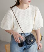 【ディスコート/Discoat】の【WEB限定】ウェーブジャガード袖ボリュームプルオーバー アイボリー|ID: prp329100004523473 ipo3291000000031997953