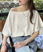 【ディスコート/Discoat】のワンショルプルオーバー オフホワイト|ID: prp329100004523474 ipo3291000000031997961