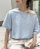 【ディスコート/Discoat】のワンショルプルオーバー サックスブルー|ID: prp329100004523474 ipo3291000000031997963