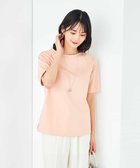 【アー ヴェー ヴェー/a.v.v】の【接触冷感/UVカット】大人のきちんとTシャツ オレンジ|ID: prp329100004523488 ipo3291000000031998099