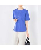 【アー ヴェー ヴェー/a.v.v】の【接触冷感/UVカット】大人のきちんとTシャツ ブルー|ID: prp329100004523488 ipo3291000000031998101
