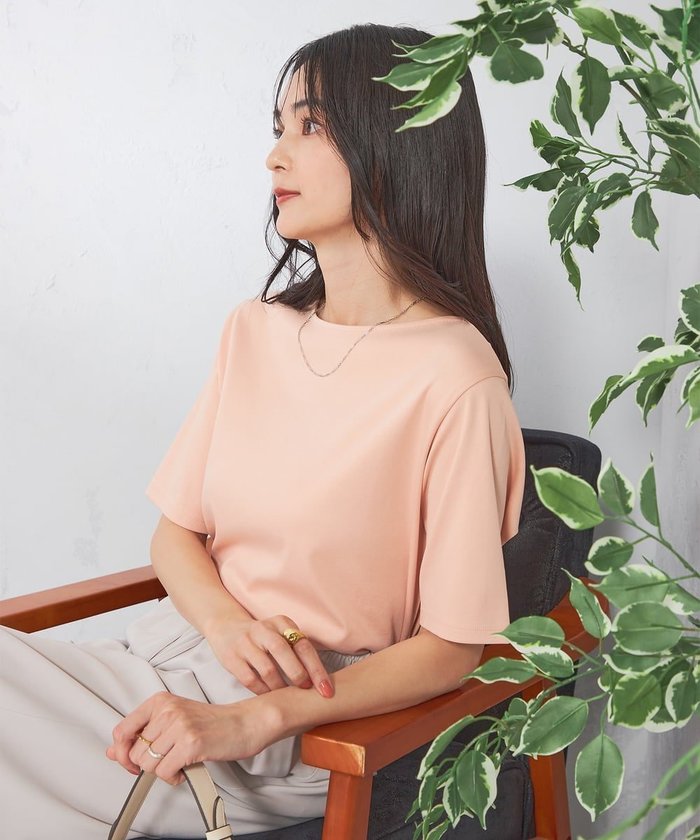 【アー ヴェー ヴェー/a.v.v】の【接触冷感/UVカット】大人のリッチTシャツ インテリア・キッズ・メンズ・レディースファッション・服の通販 founy(ファニー) https://founy.com/ ファッション Fashion レディースファッション Fashion for Women トップス・カットソー Cut & Sew Tops シャツ・ブラウス・オフィスカジュアル Elegant Blouses & Button-Ups ロングTシャツ・Tシャツ Longline T-Shirts & Tees インナー Innerwear 洗える Machine Washable ジャケット Jacket, Outerwear スリット Slit, Slit Detail セットアップ Set-Up, Coordinated Outfit ベーシック Basic, Essential ボトム Bottoms, Lower Wear 無地 Plain, Solid Color 再入荷 Restock / Back in Stock おすすめ Recommended / Our Picks 夏 Summer ビジネス 仕事 通勤 Business / Work / Commuting |ID: prp329100004523488 ipo3291000000032657912