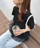 【フューティアランド/futier land】のチュールティアードドッキングTシャツ 人気、トレンドファッション・服の通販 founy(ファニー) ファッション Fashion レディースファッション Fashion for Women トップス・カットソー Cut & Sew Tops シャツ・ブラウス・オフィスカジュアル Elegant Blouses & Button-Ups ロングTシャツ・Tシャツ Longline T-Shirts & Tees おすすめ Recommended / Our Picks カットソー Cut and Sewn Top シンプル Simple, Minimal チュール Tulip, Tulip Motif デニム Denim, Jeans Material トレンド Trend, Trending Now ドッキング Docking, Mixed Material バランス Balance, Style Balance ビスチェ Bustier, Corset Top ベーシック Basic, Essential ボトム Bottoms, Lower Wear リラックス Relax, Relaxed Fit ワイド Wide, Wide Fit 半袖 Short Sleeve, Half Sleeve thumbnail ブラック×ブラック|ID: prp329100004523498 ipo3291000000033610879