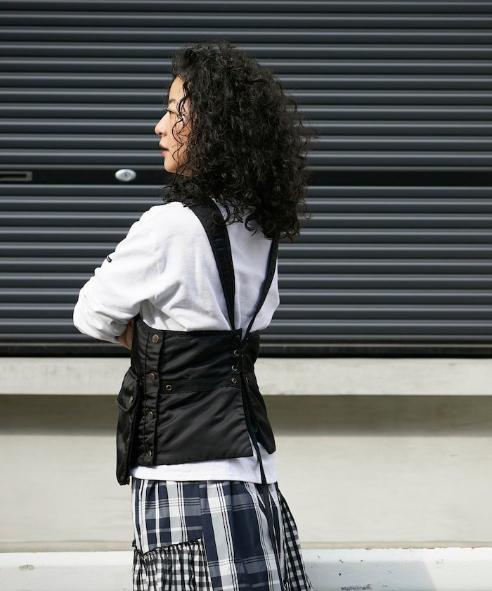 【フリークスストア/FREAK'S STORE】のミリタリー エプロン ベスト 25SS 人気、トレンドファッション・服の通販 founy(ファニー) 　ファッション　Fashion　レディースファッション　WOMEN　アウター　Coat Outerwear　トップス・カットソー　Tops/Tshirt　ベスト/ジレ　Gilets/Vests　アメリカン　American　キルティング　Quilting　コレクション　Collection　シンプル　Simple　スウェット　Sweat　スリーブ　Sleeve　トレンド　Trend　ドット　Dot　定番　Standard　ベスト　Vest　ポケット　Pocket　マキシ　Maxi　ミリタリー　Military　冬　Winter　S/S・春夏　Ss・Spring/Summer　再入荷　Restock/Back In Stock/Re Arrival　おすすめ　Recommend　夏　Summer　2025年　2025　2025春夏・S/S　Ss,Spring/Summer,2025　 other-1|ID: prp329100004523510 ipo3291000000031998325
