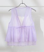 【フリークスストア/FREAK'S STORE】のオーガンジー レースレイヤードベスト ラベンダー|ID: prp329100004523520 ipo3291000000031998433