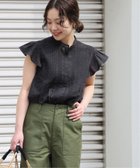 【ジャーナルスタンダード レリューム/JOURNAL STANDARD relume】のフレンチフリルレースブラウス 人気、トレンドファッション・服の通販 founy(ファニー) ファッション Fashion レディースファッション WOMEN トップス・カットソー Tops/Tshirt シャツ/ブラウス Shirts/Blouses 2025年 2025 2025春夏・S/S Ss,Spring/Summer,2025 おすすめ Recommend カーゴパンツ Cargo Pants デニム Denim フェミニン Feminine フリル Frills レース Race 透かし Watermark thumbnail ブラック|ID: prp329100004523530 ipo3291000000032510541