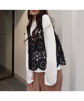 【コーナーズ/CORNERS】のかぎ針ビスチェタンク 人気、トレンドファッション・服の通販 founy(ファニー) ファッション Fashion レディースファッション WOMEN トップス・カットソー Tops/Tshirt ビスチェ Bustier かぎ針 Crochet |ID:prp329100004523531