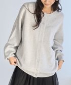【コーエン/COEN】の【春色頼れるあったかニット/6色展開/推しカラー】スウェットライクニットカーディガン(ライトグレー) LT.GRAY|ID: prp329100004523537 ipo3291000000031998521