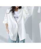 【ナノ ユニバース/nano universe】のAnti Smell Linen ベーシックワイドシャツ ホワイト|ID: prp329100004523540 ipo3291000000031998564