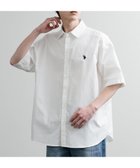 【ロッキーモンロー/Rocky Monroe】の【U.S. POLO ASSN./ユーエスポロアッスン】オーバーサイズ半袖シャツ 人気、トレンドファッション・服の通販 founy(ファニー) ファッション Fashion レディースファッション WOMEN トップス・カットソー Tops/Tshirt シャツ/ブラウス Shirts/Blouses カットソー Cut And Sew ショルダー Shoulder シンプル Simple ストライプ Stripe チェック Check ドロップ Drop バランス Balance ブロード Broad 半袖 Short Sleeve メンズ Mens 無地 Plain Color リラックス Relax ロング Long ワイド Wide 再入荷 Restock/Back In Stock/Re Arrival おすすめ Recommend thumbnail 10.ホワイト|ID: prp329100004523547 ipo3291000000031998609