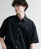 【ロッキーモンロー/Rocky Monroe】の【U.S. POLO ASSN./ユーエスポロアッスン】オーバーサイズ半袖シャツ 人気、トレンドファッション・服の通販 founy(ファニー) ファッション Fashion レディースファッション WOMEN トップス・カットソー Tops/Tshirt シャツ/ブラウス Shirts/Blouses カットソー Cut And Sew ショルダー Shoulder シンプル Simple ストライプ Stripe チェック Check ドロップ Drop バランス Balance ブロード Broad 半袖 Short Sleeve メンズ Mens 無地 Plain Color リラックス Relax ロング Long ワイド Wide 再入荷 Restock/Back In Stock/Re Arrival おすすめ Recommend thumbnail 19.ブラック|ID: prp329100004523547 ipo3291000000031998611