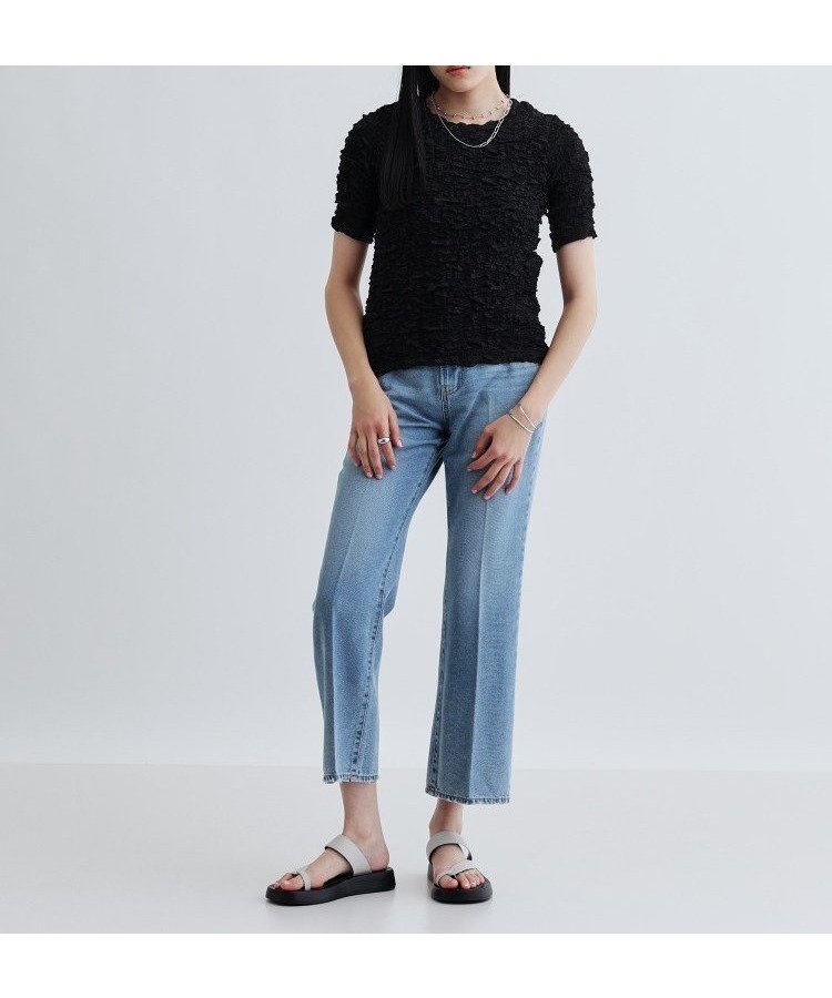 【インディヴィ/INDIVI】のサマーフレアデニム インテリア・キッズ・メンズ・レディースファッション・服の通販 founy(ファニー) 　ファッション　Fashion　レディースファッション　WOMEN　シンプル　Simple　デニム　Denim　フレア　Flare　夏　Summer　ブルー|ID: prp329100004524240 ipo3291000000032002426