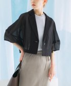 【アーバンリサーチ ロッソ/URBAN RESEARCH ROSSO】の『InRed6月号掲載』ウォッシャブルメッシュジャケット BLACK|ID: prp329100004524246 ipo3291000000032002448