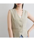 【ビッキー/VICKY】のリネンライクジレ≪セットアップ対応/手洗い可能≫ ベージュ|ID: prp329100004524257 ipo3291000000032002491