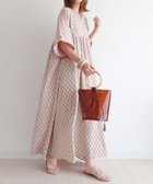 【コーナーズ/CORNERS】のCORNERS by yui コモン柄カフタンワンピース 人気、トレンドファッション・服の通販 founy(ファニー) ファッション Fashion レディースファッション WOMEN ワンピース Dress thumbnail アイボリー|ID: prp329100004524266 ipo3291000000032002524