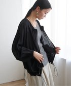 【エルビーシー/LBC】のシアーヘムドロストブルゾン 人気、トレンドファッション・服の通販 founy(ファニー) ファッション Fashion レディースファッション WOMEN アウター Coat Outerwear ブルゾン Blouson/Jackets ギャザー Gather シアー Sheer ブルゾン Blouson 春 Spring 羽織 Haori thumbnail ブラック|ID: prp329100004524273 ipo3291000000032002553
