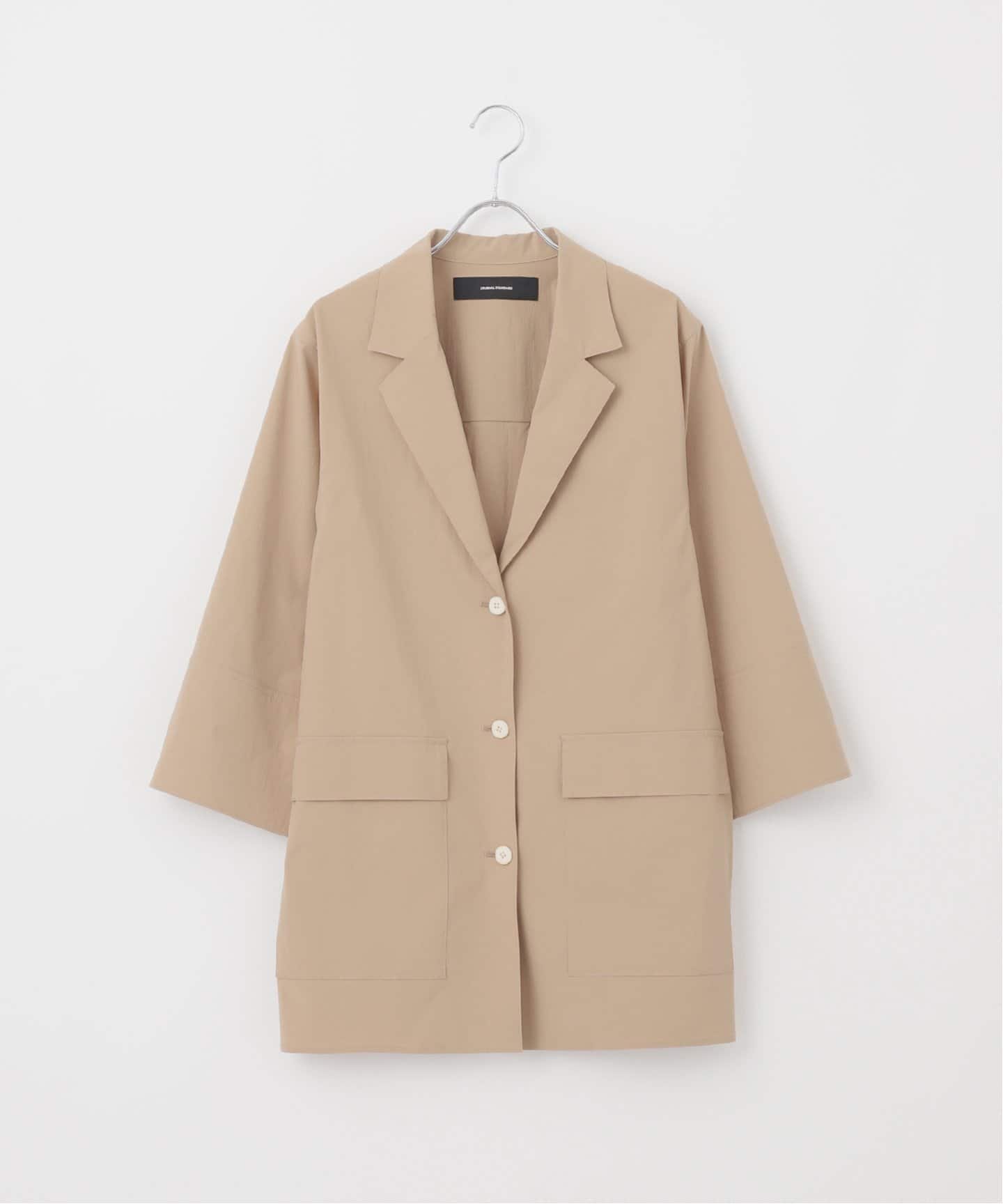 【ジャーナルスタンダード/JOURNAL STANDARD】のオーバーシャツジャケット インテリア・キッズ・メンズ・レディースファッション・服の通販 founy(ファニー) 　ファッション　Fashion　レディースファッション　Ladies' Fashion Online　アウター　Coat Outerwear　ジャケット　Jackets　2025年　2025　2025春夏・S/S　Ss,Spring/Summer,2025　カフス　Cuffs　ジャケット　Jacket　ストレッチ　Stretch　ポケット　Pocket　ロールアップ　Roll Up　夏　Summer　羽織　Haori　ベージュ|ID: prp329100004524293 ipo3291000000032422122