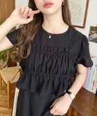 【その他のブランド/Other】のビスチェ付き半袖ワンピース ブラック|ID: prp329100004524300 ipo3291000000032589226