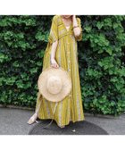 【コーナーズ/CORNERS】の3way花柄ストライプVネックワンピース マスタード|ID: prp329100004524315 ipo3291000000033566987