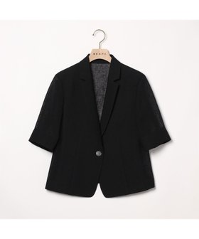 【スキャパ/SCAPA】のスパンカラミ半袖テーラージャケット 人気、トレンドファッション・服の通販 founy(ファニー) ファッション Fashion レディースファッション Fashion for Women アウター Coat / Outerwear Collection レディースジャケット・軽アウター Jackets ジャケット Jacket, Outerwear 半袖 Short Sleeve, Half Sleeve 夏 Summer |ID:prp329100004524322
