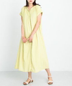 【サニーレーベル/Sonny Label / URBAN RESEARCH】のコットンストライプドビーギャザーワンピース 人気、トレンドファッション・服の通販 founy(ファニー) ファッション Fashion レディースファッション WOMEN ワンピース Dress 2025年 2025 2025春夏・S/S Ss,Spring/Summer,2025 おすすめ Recommend インド India ギャザー Gather シンプル Simple ストライプ Stripe デニム Denim ポケット Pocket リラックス Relax 夏 Summer S/S・春夏 Ss・Spring/Summer |ID:prp329100004524347