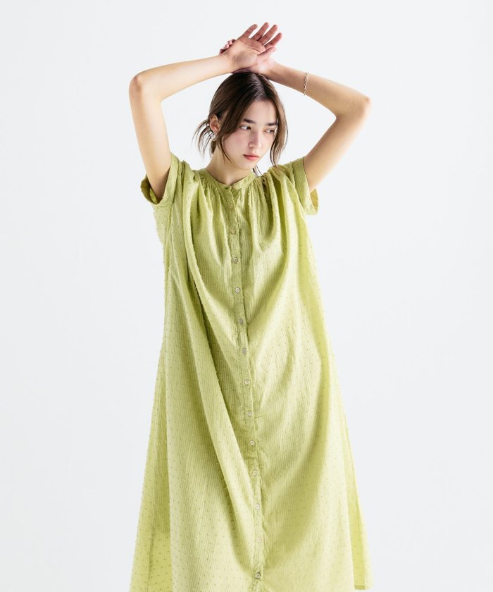 【サニーレーベル/Sonny Label / URBAN RESEARCH】のコットンストライプドビーギャザーワンピース インテリア・キッズ・メンズ・レディースファッション・服の通販 founy(ファニー) https://founy.com/ ファッション Fashion レディースファッション Ladies' Fashion Online ワンピース Dress 2025年 2025 2025春夏・S/S Ss,Spring/Summer,2025 おすすめ Recommend インド India ギャザー Gather シンプル Simple ストライプ Stripe デニム Denim ポケット Pocket リラックス Relax 夏 Summer S/S・春夏 Ss・Spring/Summer |ID: prp329100004524347 ipo3291000000032624128
