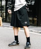 【ロッキーモンロー/Rocky Monroe】のUMBRO 別注コラボ ワンポイントロゴ刺繍ナイロンショートパンツ ブラック|ID: prp329100004524352 ipo3291000000032002871