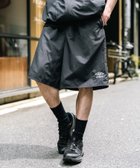 【ロッキーモンロー/Rocky Monroe】のUMBRO 別注コラボ ワンポイントロゴ刺繍ナイロンショートパンツ チャコール|ID: prp329100004524352 ipo3291000000032002877