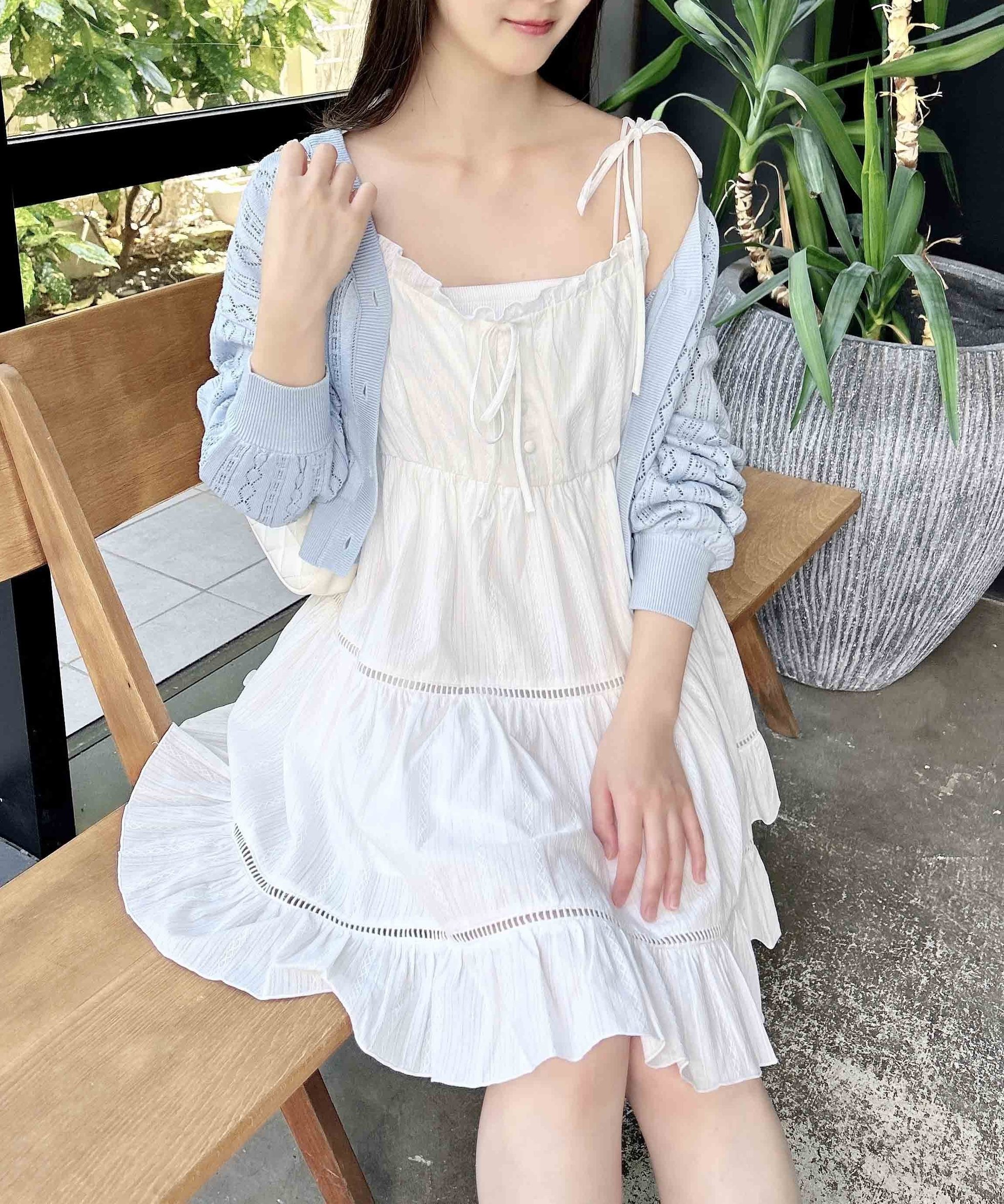 【イング/INGNI】のINGNI/コットンレースティアードミニキャミOP 人気、トレンドファッション・服の通販 founy(ファニー) 　ファッション　Fashion　レディースファッション　WOMEN　トップス・カットソー　Tops/Tshirt　キャミソール / ノースリーブ　No Sleeves　おすすめ　Recommend　フェミニン　Feminine　フリル　Frills　レース　Race　 other-1|ID: prp329100004524355 ipo3291000000032052792