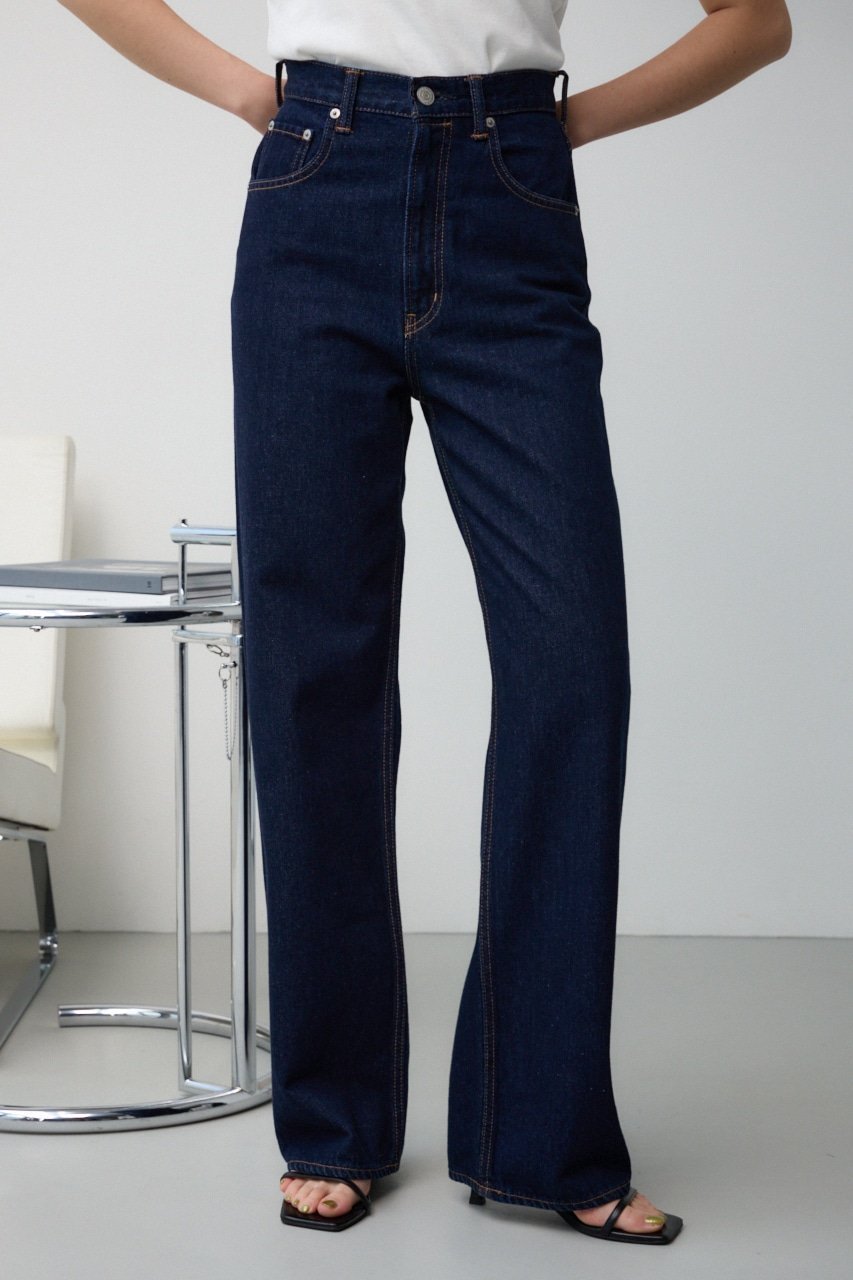 【アズール バイ マウジー/AZUL by moussy】のAZUL DENIM ハイウエストワイドデニム インテリア・キッズ・メンズ・レディースファッション・服の通販 founy(ファニー) 　ファッション　Fashion　レディースファッション　WOMEN　2024年　2024　2024春夏・S/S　Ss,Spring/Summer,2024　おすすめ　Recommend　ユーズド　Used　ワイド　Wide　夏　Summer　S/S・春夏　Ss・Spring/Summer　One Wash1|ID: prp329100004524365 ipo3291000000032002932