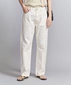 【ビューティ&ユース ユナイテッドアローズ/BEAUTY&YOUTH / UNITED ARROWS】の【WEB限定】5ポケット ストレートデニムパンツ -ウォッシャブル- OFF WHITE|ID: prp329100004524370 ipo3291000000032002951