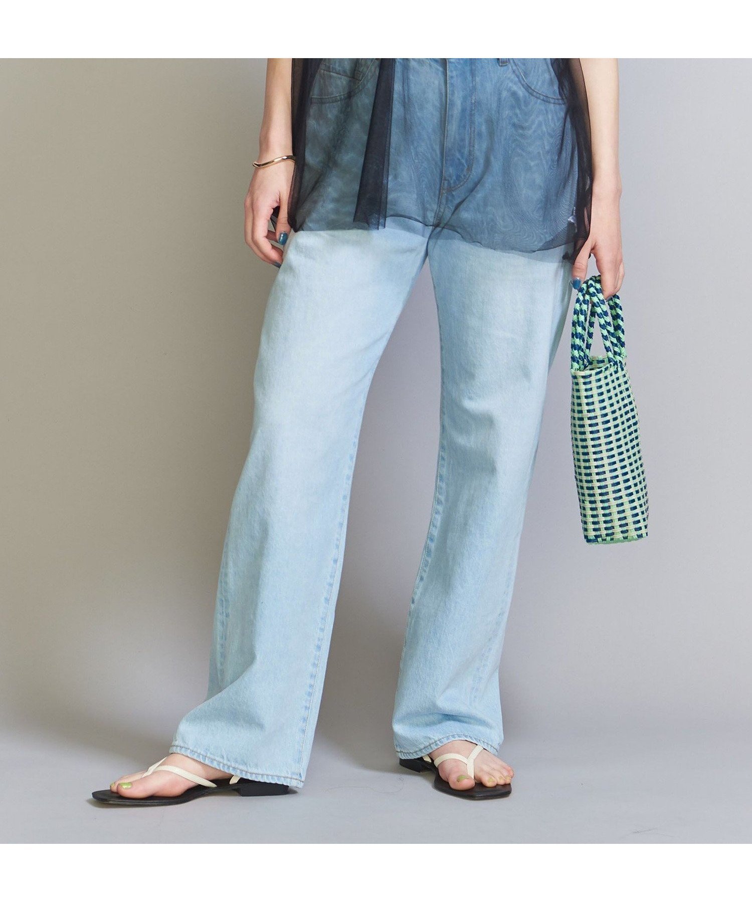 【ビューティ&ユース ユナイテッドアローズ/BEAUTY&YOUTH / UNITED ARROWS】の【WEB限定】5ポケット ストレートデニムパンツ -ウォッシャブル- インテリア・キッズ・メンズ・レディースファッション・服の通販 founy(ファニー) 　ファッション　Fashion　レディースファッション　WOMEN　パンツ　Pants　デニムパンツ　Denim Pants　ウォッシャブル　Washable　ヴィンテージ　Vintage　コンパクト　Compact　ジャケット　Jacket　ストレート　Straight　テーパード　Tapered　デニム　Denim　トレンド　Trend　人気　Popularity　フェミニン　Feminine　ベーシック　Basic　ポケット　Pocket　ワイド　Wide　おすすめ　Recommend　LT.BLUE|ID: prp329100004524370 ipo3291000000032002959