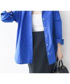 【シップス フォー ウィメン/SHIPS】のSHIPS any 洗濯機可能 コットン レギュラーカラー 刺繍 シャツ ブルー|ID: prp329100004524416 ipo3291000000033543684