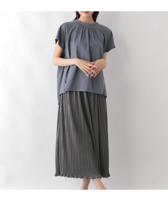 【グローバルワーク/GLOBAL WORK】の快適T*プリーツスカートSET/115353 インテリア・キッズ・メンズ・レディースファッション・服の通販 founy(ファニー) https://founy.com/ ファッション Fashion レディースファッション WOMEN スカート Skirt プリーツスカート Pleated Skirts ギャザー Gather サンダル Sandals フェミニン Feminine プリーツ Pleats ラウンド Round ランダム Random リラックス Relax エレガント 上品 Elegant 吸水 Water Absorption 夏 Summer 楽ちん Easy |ID: prp329100004524418 ipo3291000000032003141