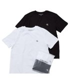 【カルバンクライン/Calvin Klein】の【WEB限定】ユニセックス CK ロゴ リラックスフィット Tシャツ 2枚セット ブラック/ホワイト|ID: prp329100004524421 ipo3291000000032546179