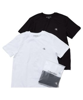 【カルバンクライン/Calvin Klein】の【WEB限定】ユニセックス CK ロゴ リラックスフィット Tシャツ 2枚セット 人気、トレンドファッション・服の通販 founy(ファニー) ファッション Fashion レディースファッション Fashion for Women トップス・カットソー Cut & Sew Tops シャツ・ブラウス・オフィスカジュアル Elegant Blouses & Button-Ups ロングTシャツ・Tシャツ Longline T-Shirts & Tees インナー Innerwear トレンド Trend, Trending Now フィット Fit, Slim Fit リラックス Relax, Relaxed Fit ワンポイント One Point, Statement Accent |ID:prp329100004524421