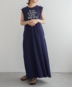 【ノッチ/notch】のシルケット風天竺ロゴワンピース 人気、トレンドファッション・服の通販 founy(ファニー) ファッション Fashion レディースファッション WOMEN ワンピース Dress おすすめ Recommend キャップ Cap サンダル Sandals シルケット Mercerization スポーツ Sports ノースリーブ No Sleeve ロング Long エレガント 上品 Elegant 楽ちん Easy |ID:prp329100004524428