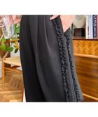 【モーメントプラス/moment+ / MEN】のTPUカットジョーゼットチュールサイドフリルパンツ ブラック|ID: prp329100004524432 ipo3291000000033557963