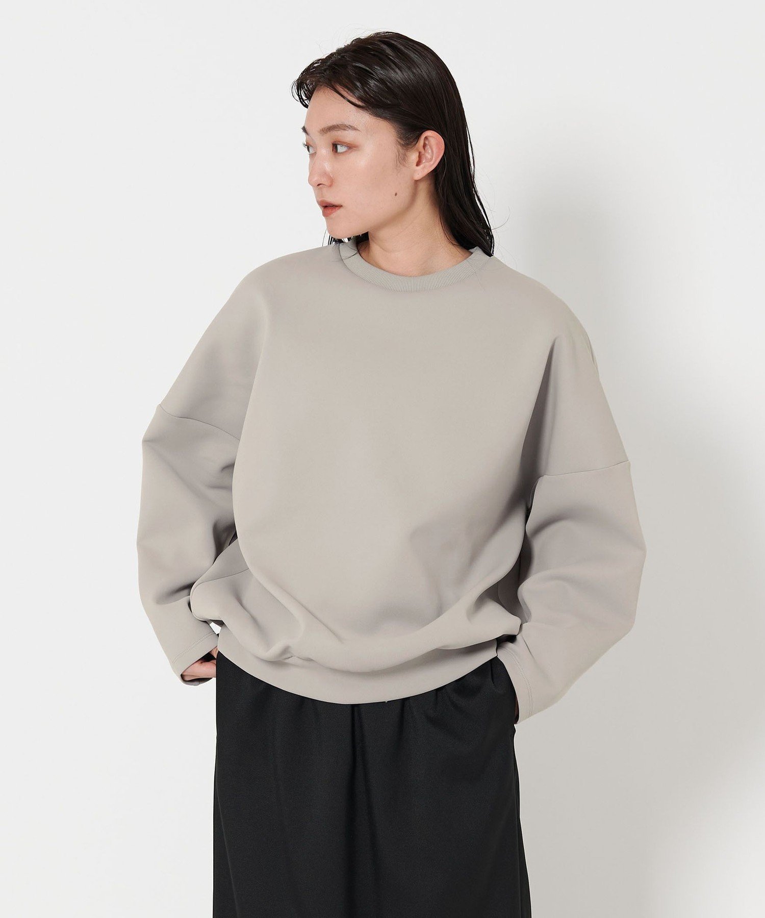【ユナイテッドアローズ/UNITED ARROWS】のMARW UNITED ARROWS ダンボール クルーネック プルオーバー インテリア・キッズ・メンズ・レディースファッション・服の通販 founy(ファニー) 　ファッション　Fashion　レディースファッション　WOMEN　トップス・カットソー　Tops/Tshirt　プルオーバー　Pullover　人気　Popularity　フォルム　Form　A/W・秋冬　Aw・Autumn/Winter・Fw・Fall-Winter　ビジネス 仕事 通勤　Business　MD.GRAY|ID: prp329100004524436 ipo3291000000032003242