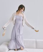【ナチュラル ビューティー ベーシック/NATURAL BEAUTY BASIC】のフリルシャーリングキャミワンピース ライラック|ID: prp329100004524438 ipo3291000000032003244